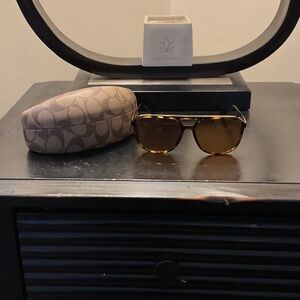 Coach Brown Tortoise Sunglasses